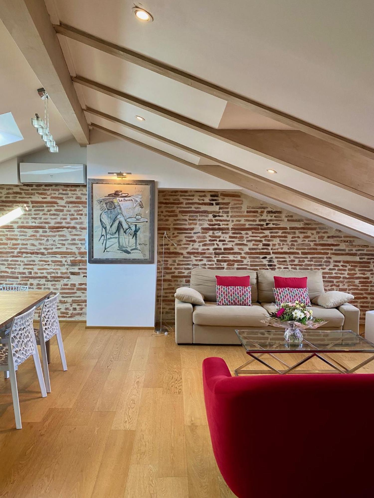 Les Toits Du Capitole - Loft De Standing 60 M2 - Parking En Option Apartment Тулуза Екстериор снимка